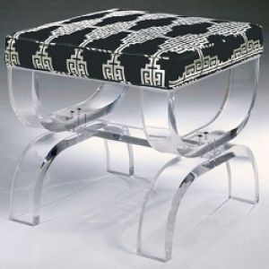 Images of black and white - lucite Mambo Bench.jpg